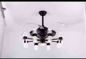 Modern Ceiling Fan Chandelier With Remove Control Led Fixtures 220v