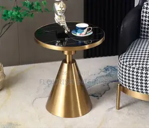 Classic Luxury Marble Quality Imported Side Stool Table.