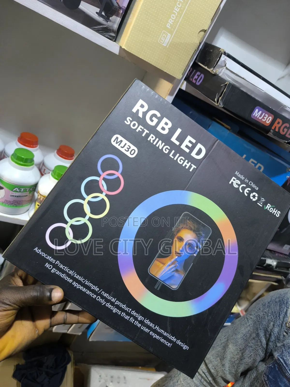 12 Inches RGB Ringlight With Stand 12" Ringlight