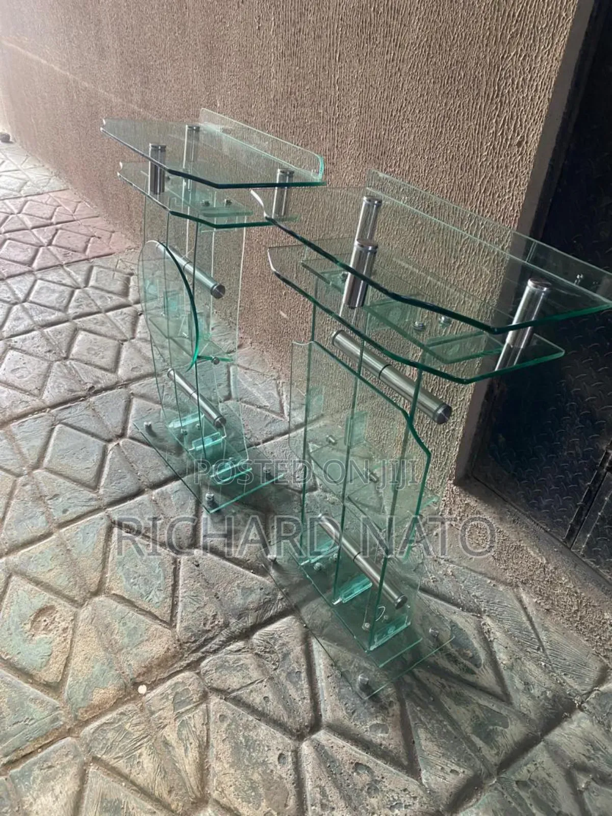 Rectangle Front Pulpit Glass
