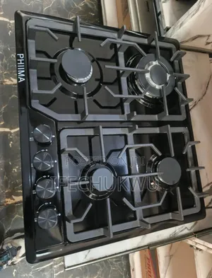 Original Phiima Latest Model 2025 Black Stainless Steel Gas Cooker Hob