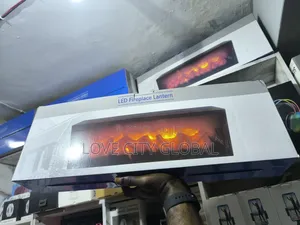 Smart 60cm Led Fireplace Lantern Decorative Fireplace Lantern