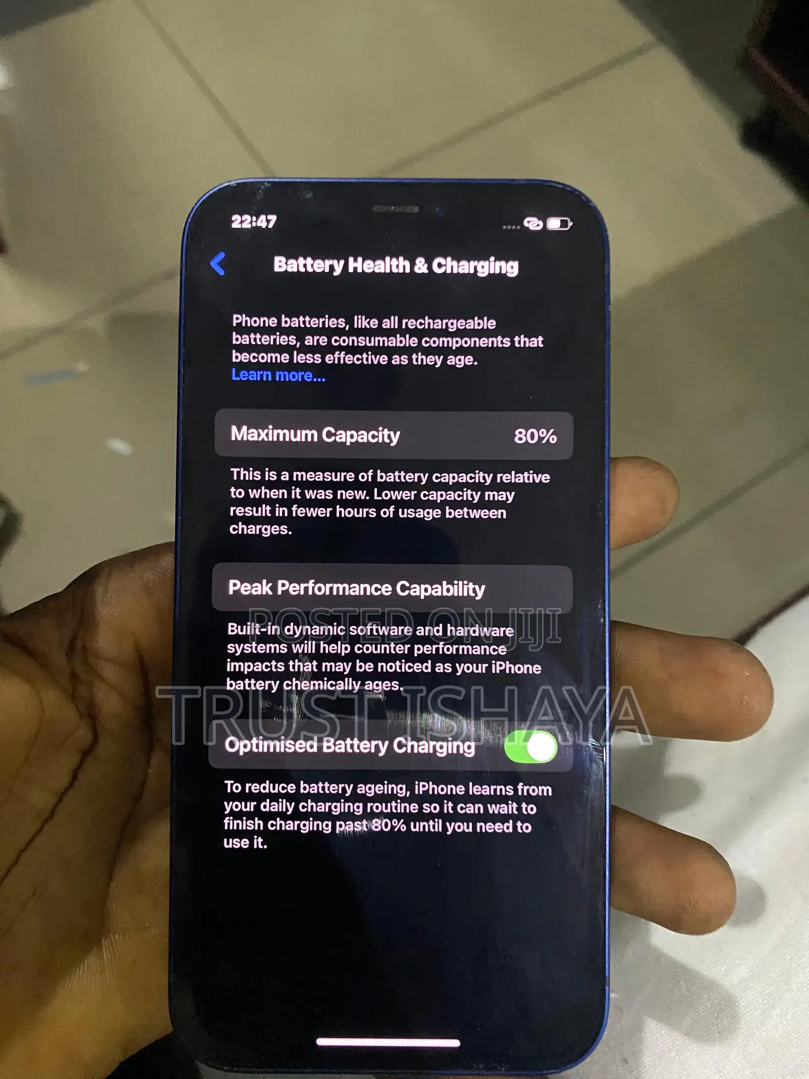 Apple iPhone 12 64 GB Blue in Wuse Mobile Phones, Trust Ishaya Jiji.ng