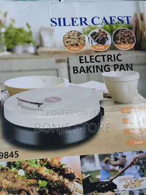 Electric Pizza Pan - For Frying, Roasting, Baking and Making Pizza