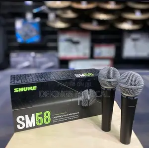 Shure Sm58 XLR Dynamic Microphone - Pro Studio Live Performanc
