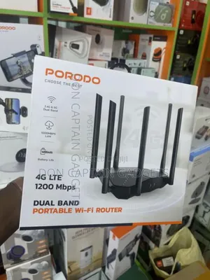Porodo Dual Band Portable Wifi Router 4g Lite 1200mbps