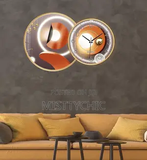 2 in 1 Clock Decor