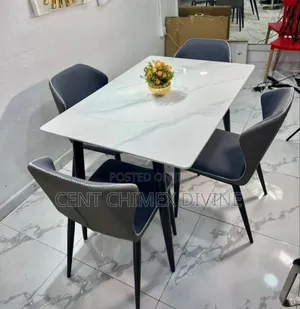 Comfortable Unique 4 Seater Marble Top Table
