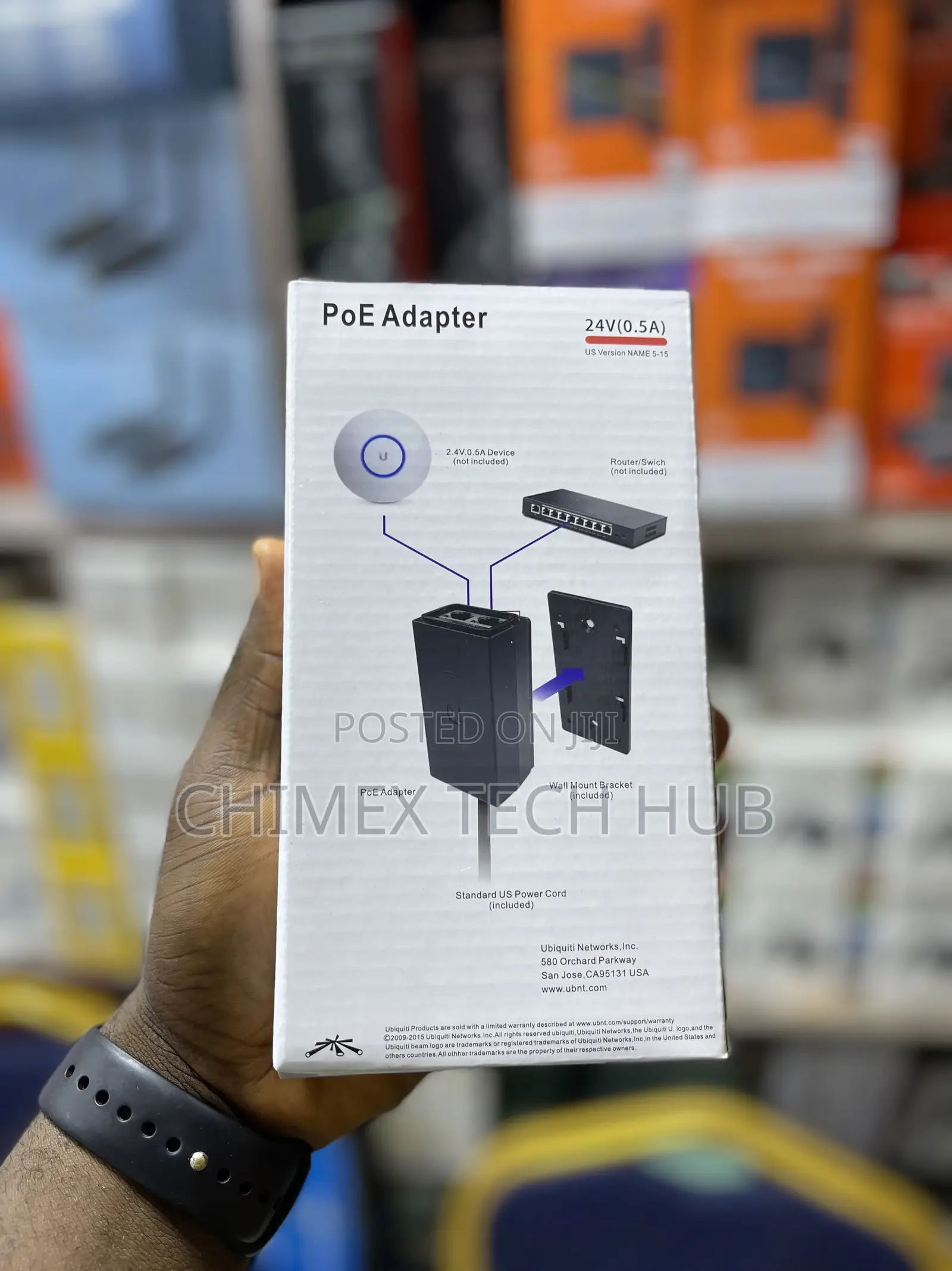Ubiquit Poe Adaptor 24v(0.5a)
