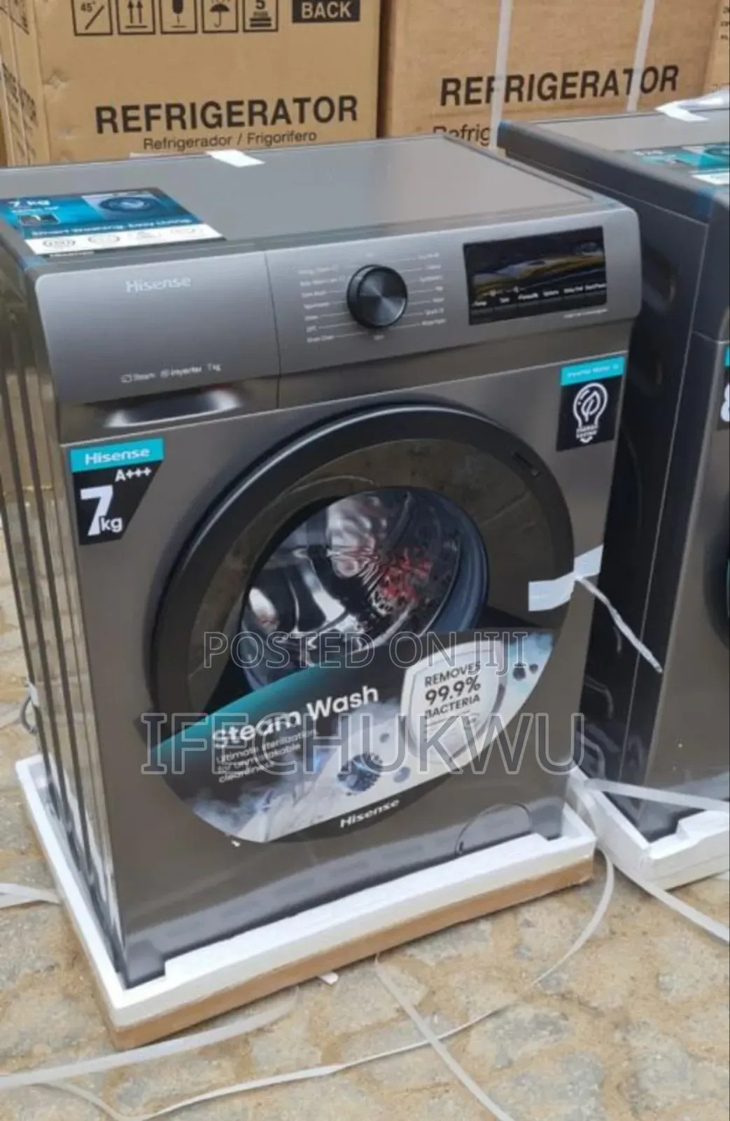 Original Hisense 7kg Automatic Inverter Washing Machine Front Load Etc