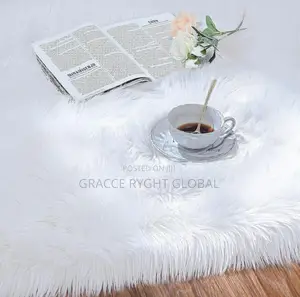 Anti Slip Faux Fur Mat,