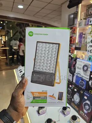 Solar Powered Rechargeable Led Lamp With Panel