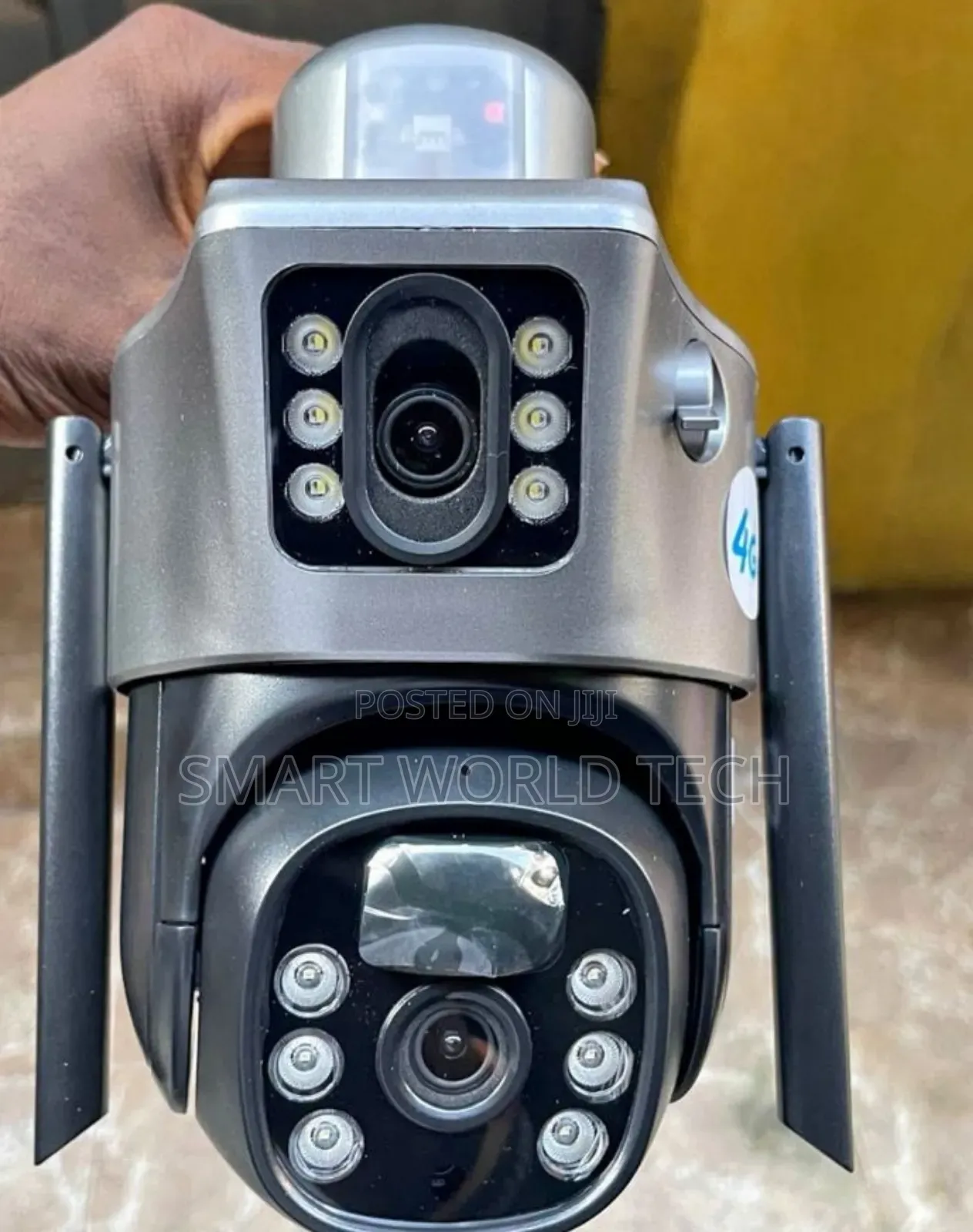 Dual Lens CCTV Solar Camera