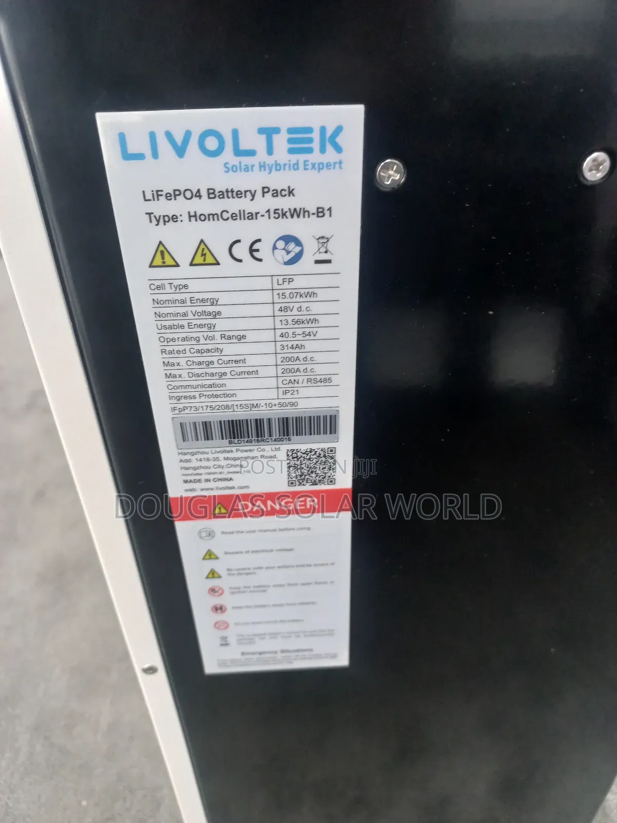 15kwh Livoltek Lithium Battery
