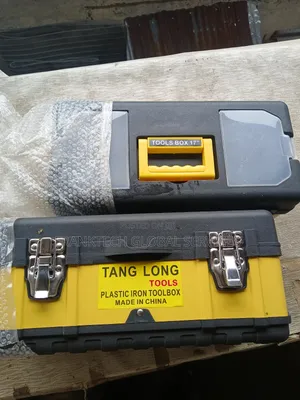 Plastic Iron Tools Box 17"