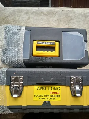 Plastic Iron Tools Box 17"