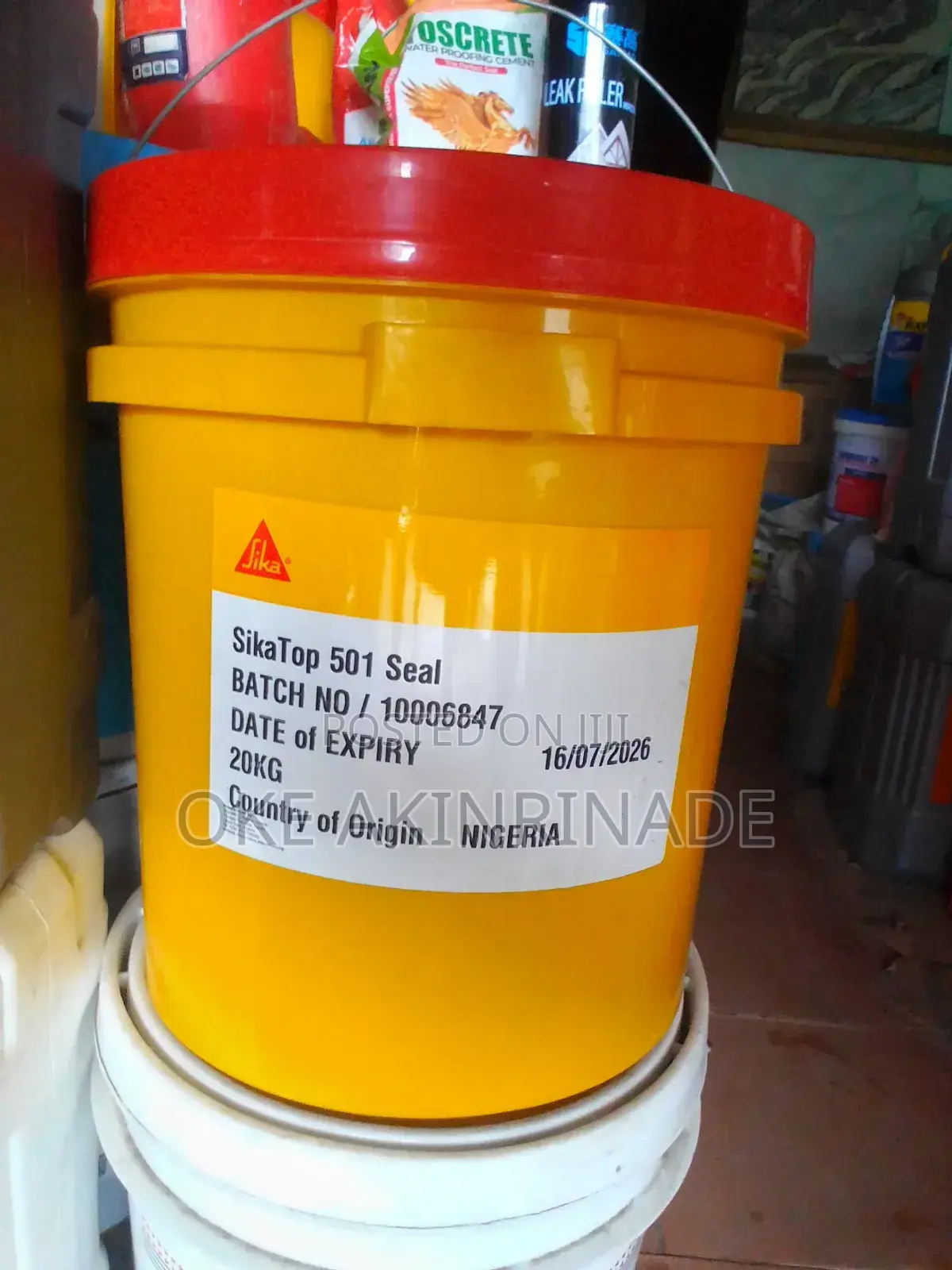 Sikatop501 Seal Cement Based Capillary Crystalline Waterproof Material