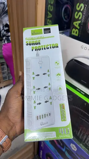 Powerlite Surge Protector With 6 Socket