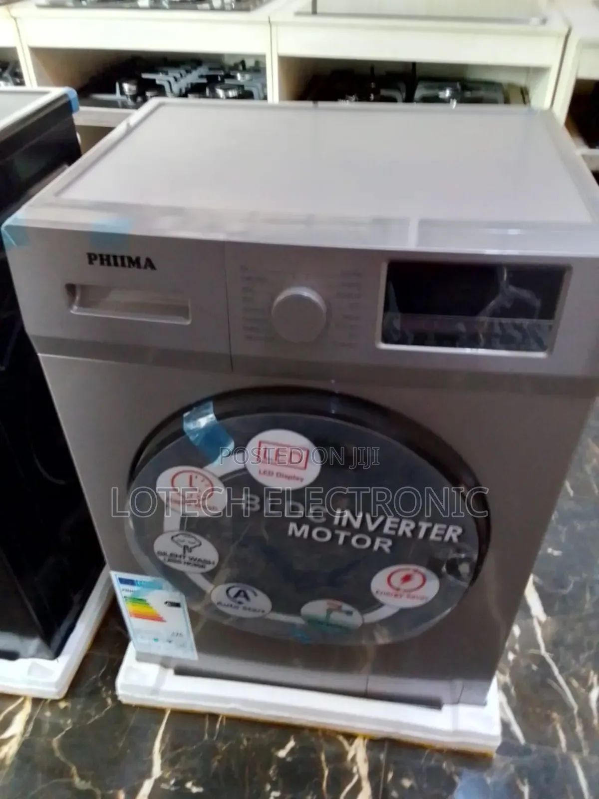 8kg Phiima Inverter Washing Machine –Energy Saving, Powerful Spin, Low