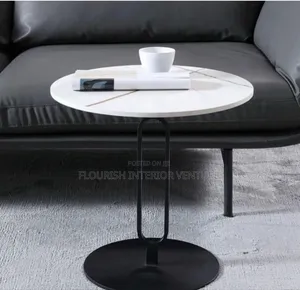 Imported Unique Exquisite Marble Side Stool.