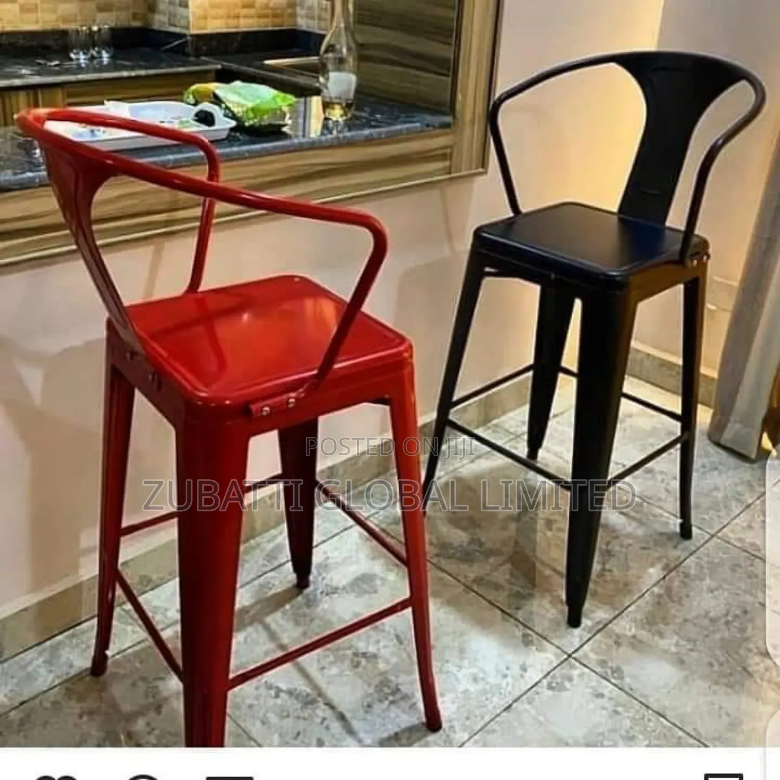 Outdoor Metal Barstool