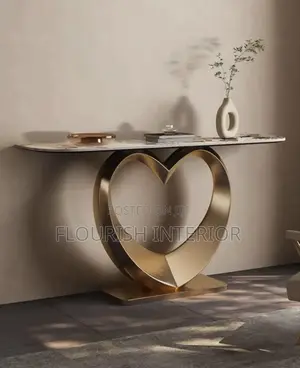 Luxury Quality Imported Unique Marble Console Table