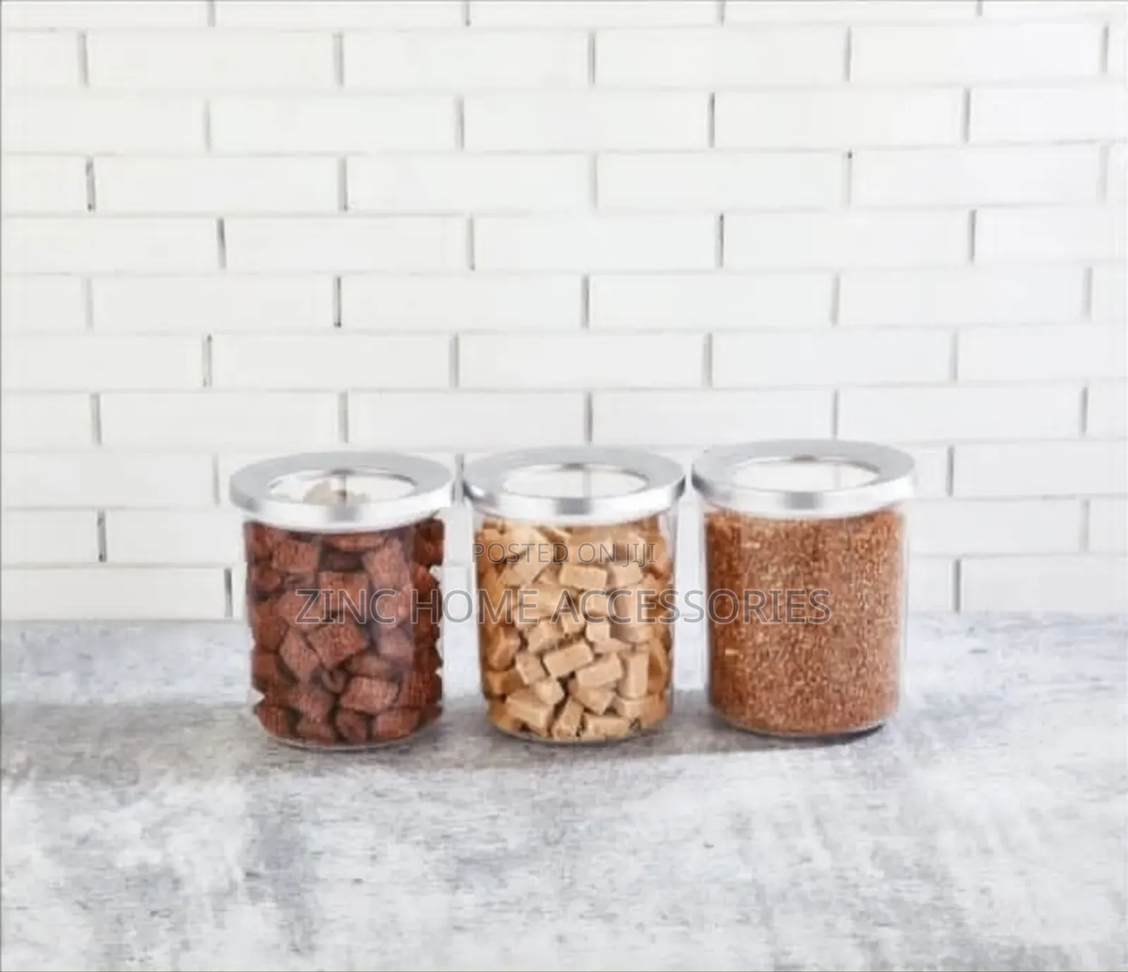 3pcs Cylindrical Food Storage Containers