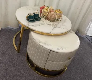 Two in One Marble Center Table