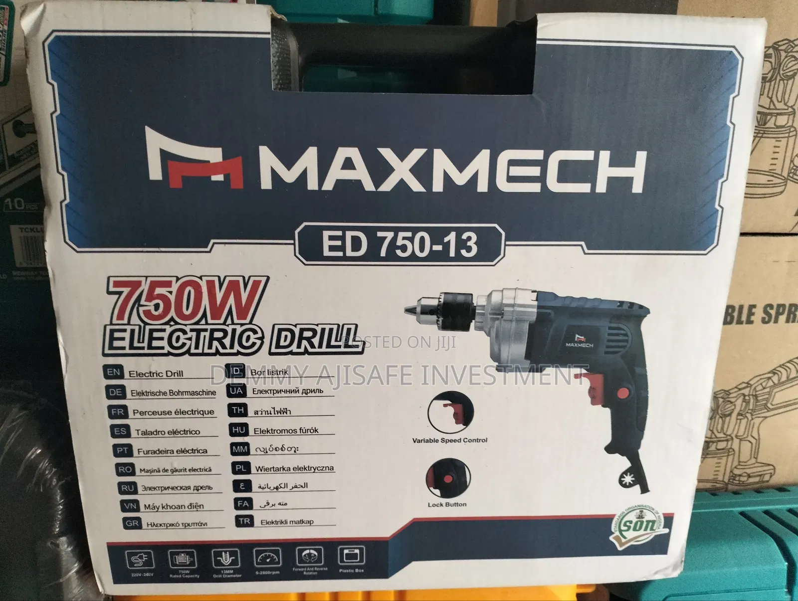 Maxmech Electric Drill 750w