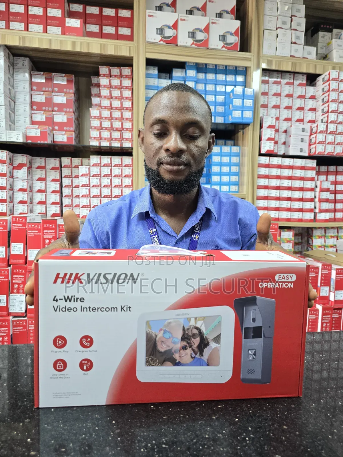 Security Hikvision 4-Wire Hd Video Intercom Kit