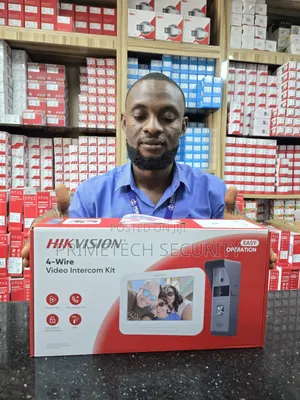 Security Hikvision 4-Wire Hd Video Intercom Kit