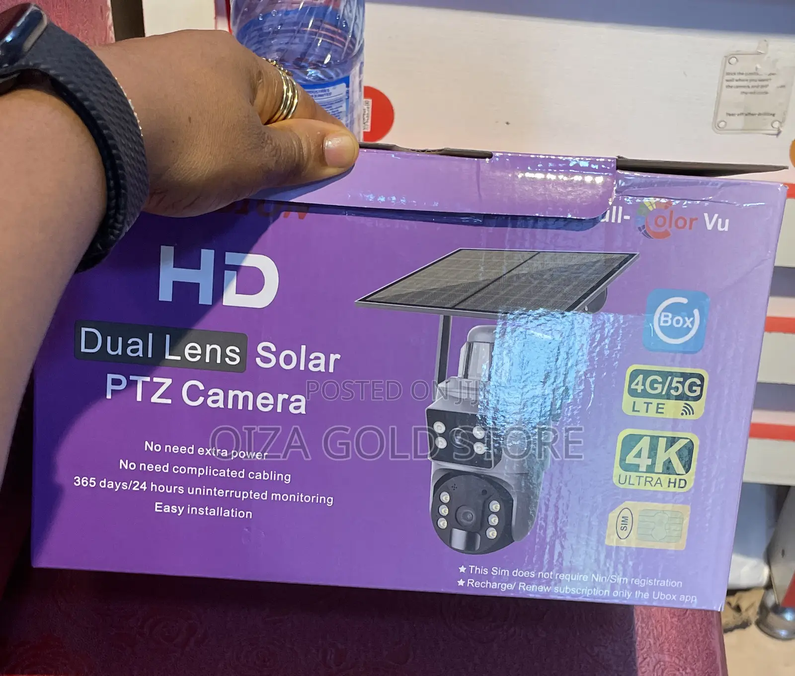Hd Dual Lens Solar PTZ Camera