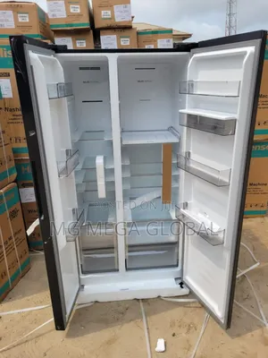 Hisense Side by Side Refrigerator Black With Dispenser
