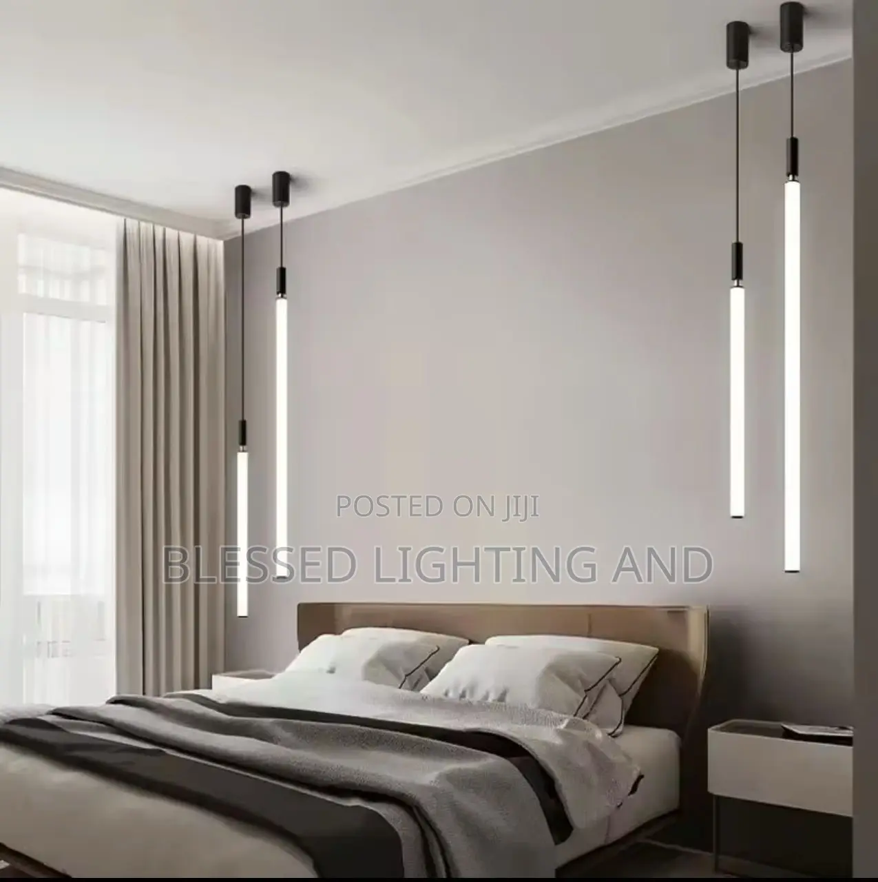 Size 700mm and 1000mm Led Modern Bedside Drop Lights