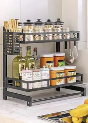 Kitchen Spice Rack Organizer - 2 Layers