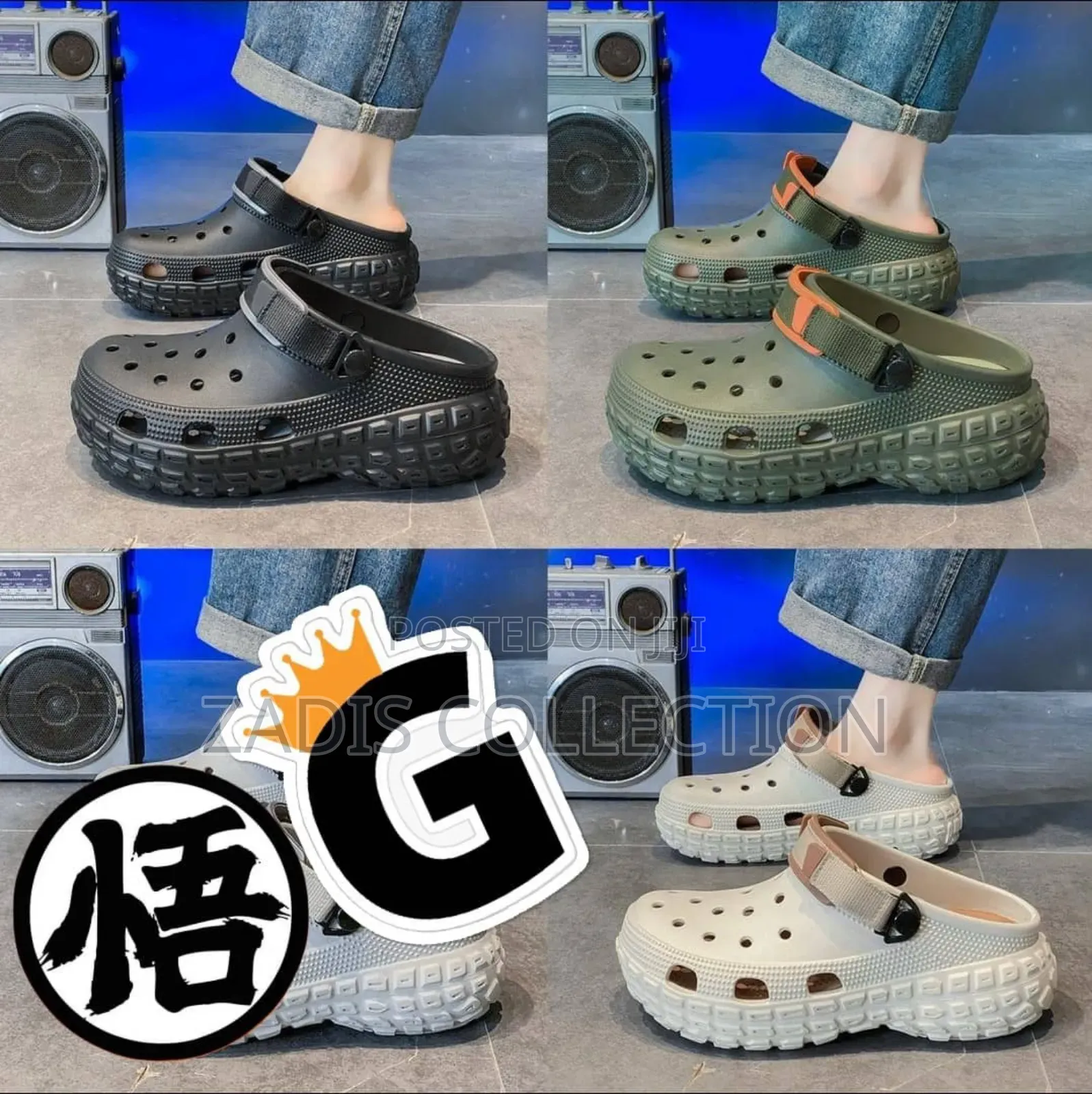 High Sole Luxury Crocs