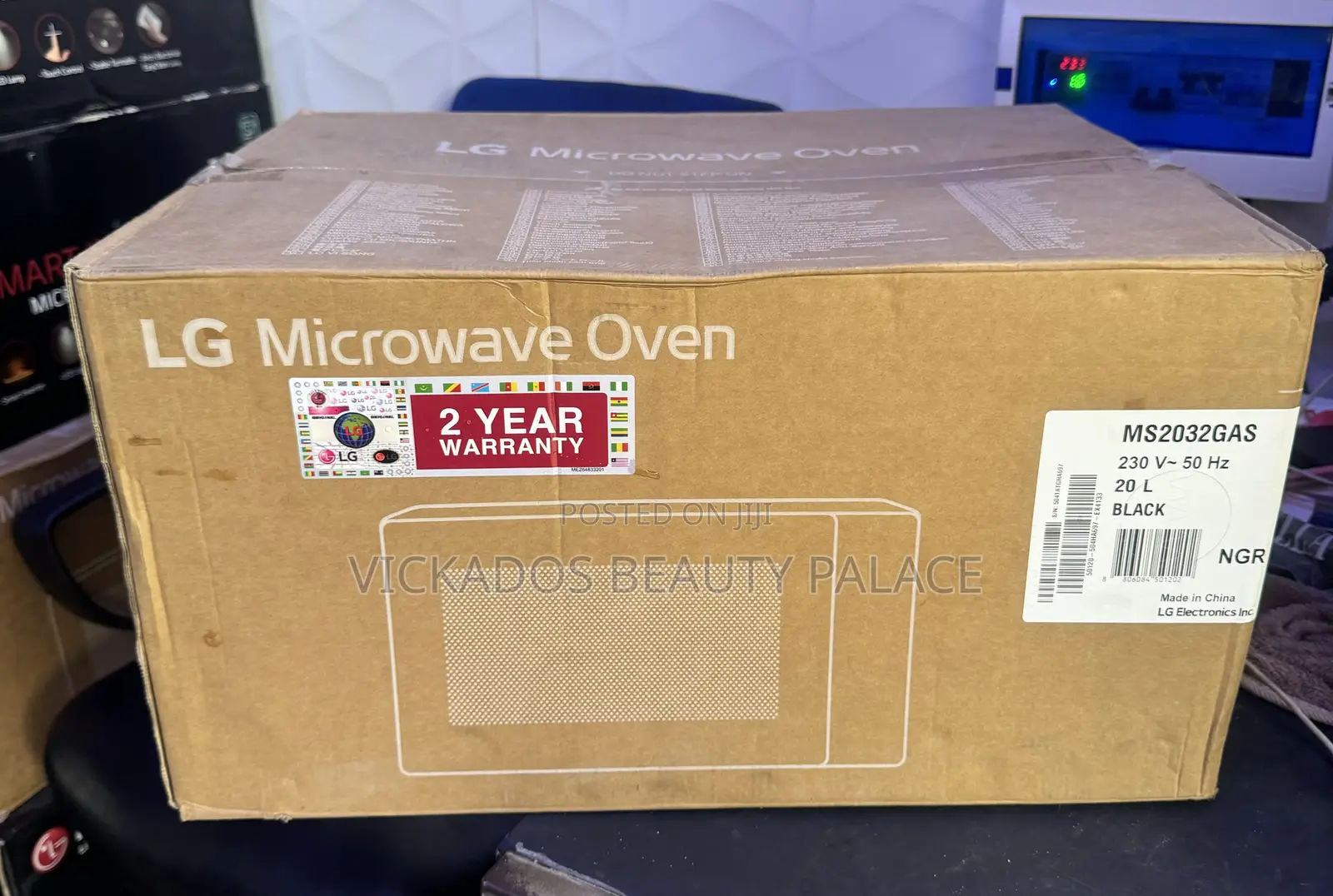 Lg Microwave 20l Black