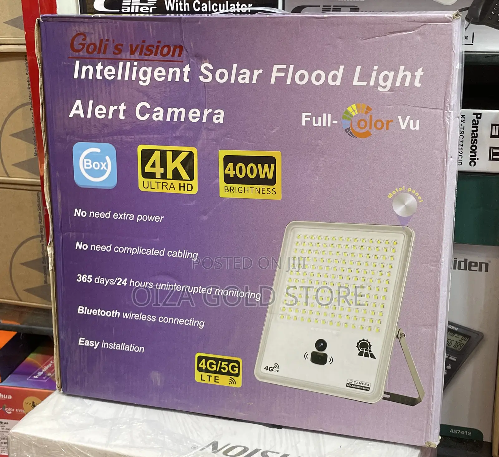 Intelligent Solar Flood Light Alert Camera