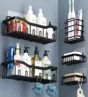 Shower Caddy for Bathrooms - Flat Design 5 Pieces