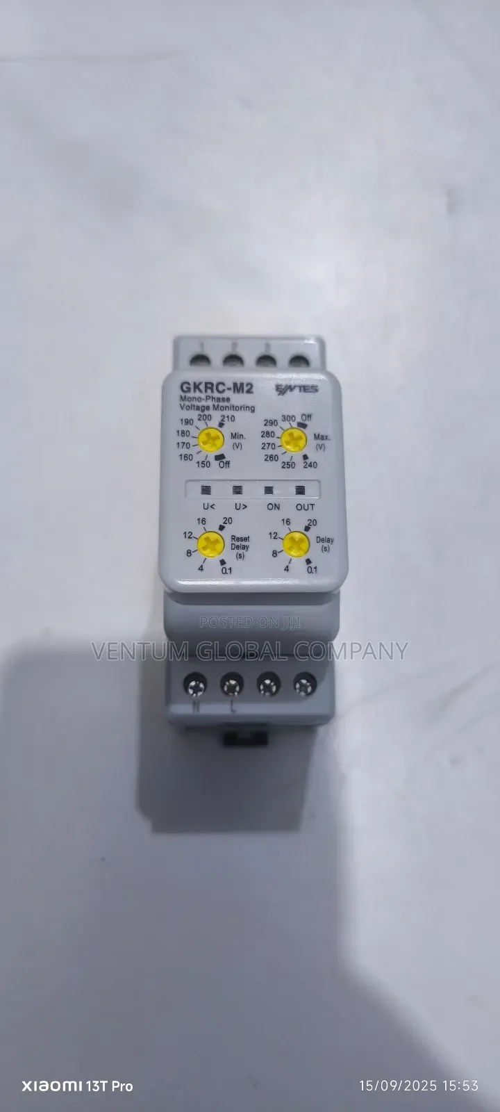 Voltage Protector Relay Single Phase