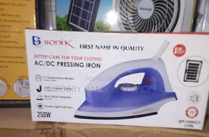 Sonik 250watts Ac/Dc Pressing Iron