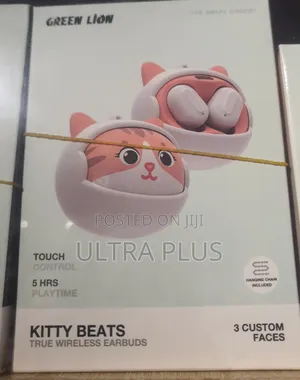 Green Lion Kitty Beats True Wireless Earbuds