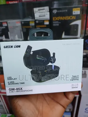 Green Lion Gm-85x 3-in-1 Magnetic Noise Cancellation Wireless Micropho
