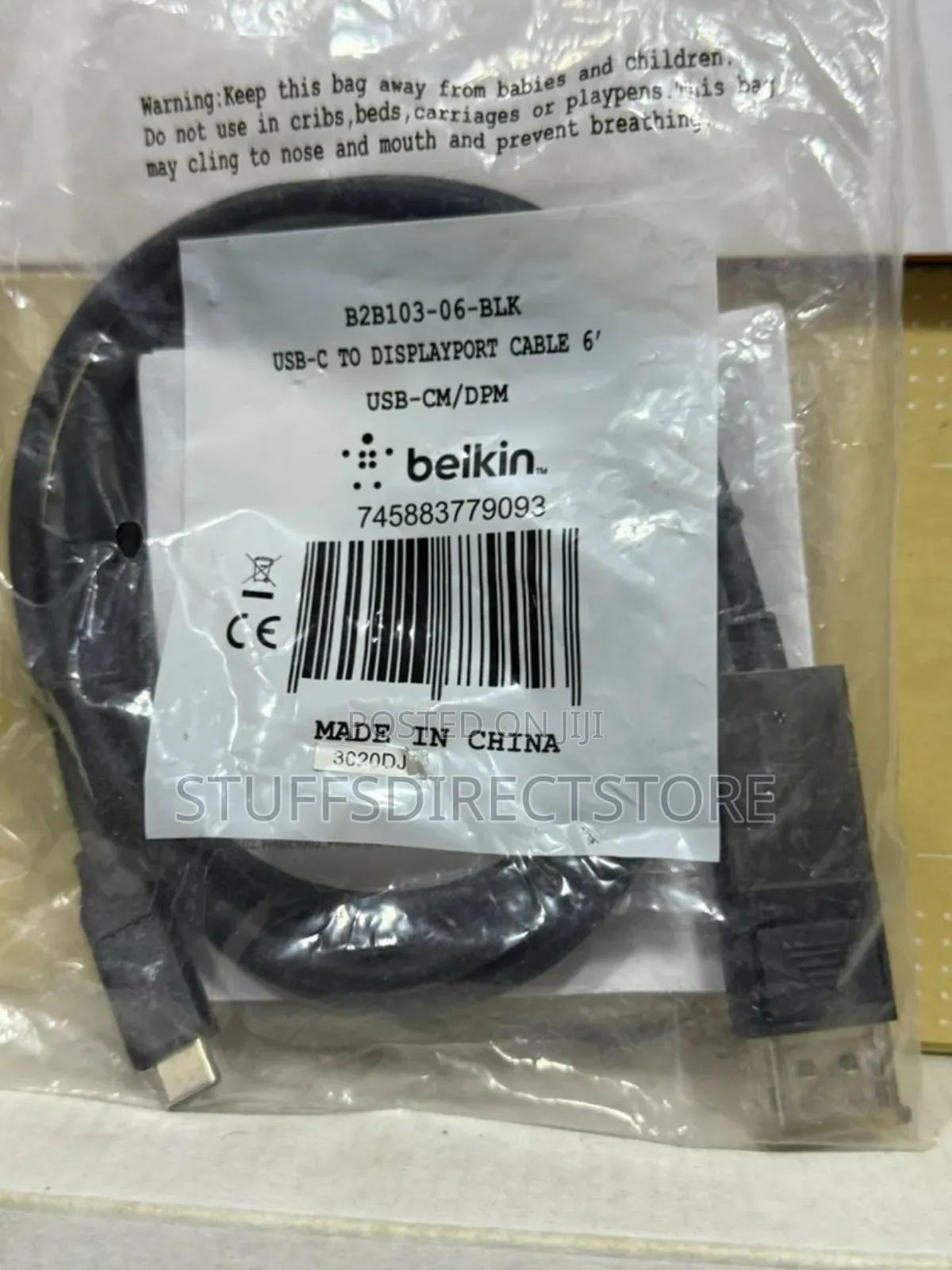 Belkin Usb-c To Displayport Cable (6ft/1.8m)