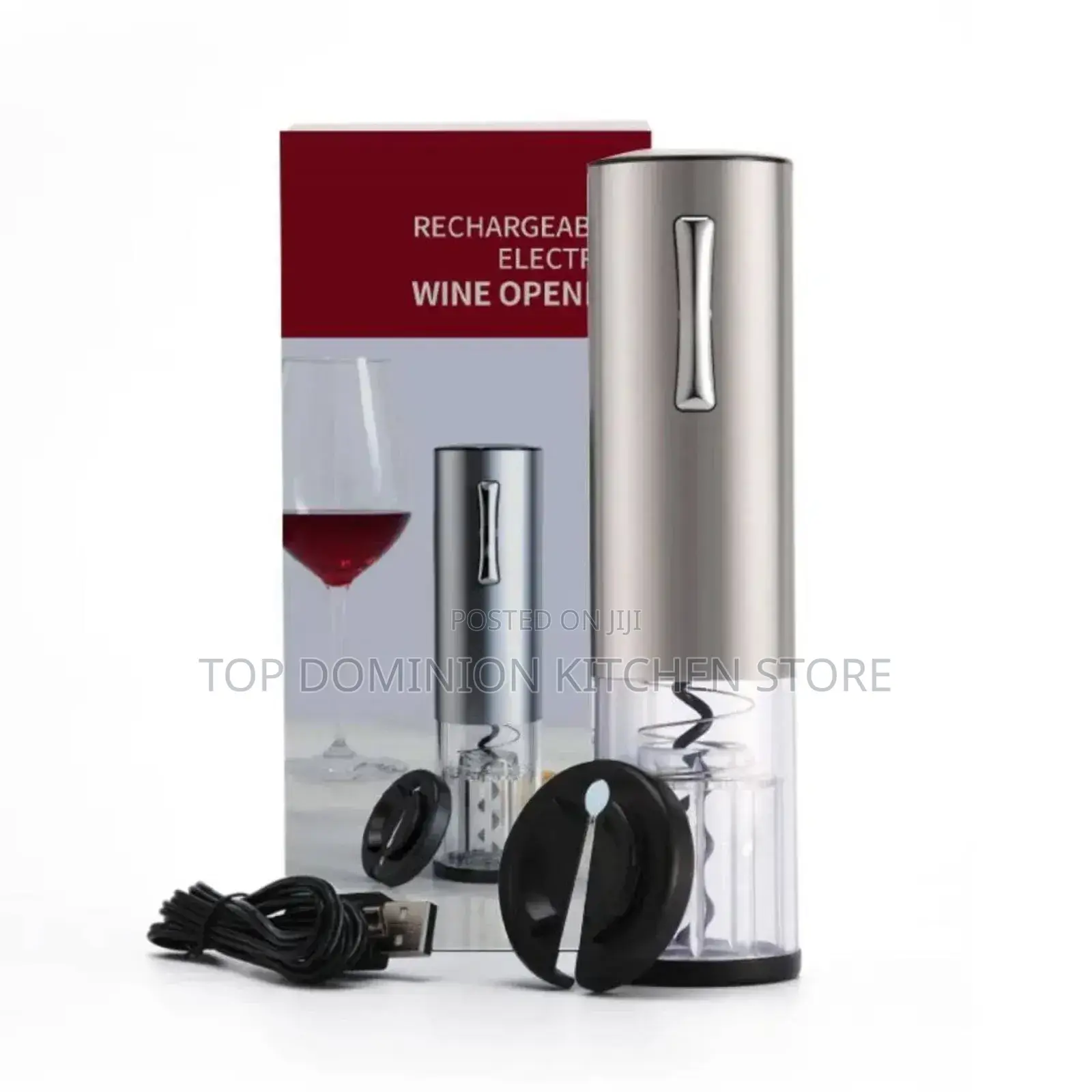 Stainless Rechargeable Wine Bottle Opener