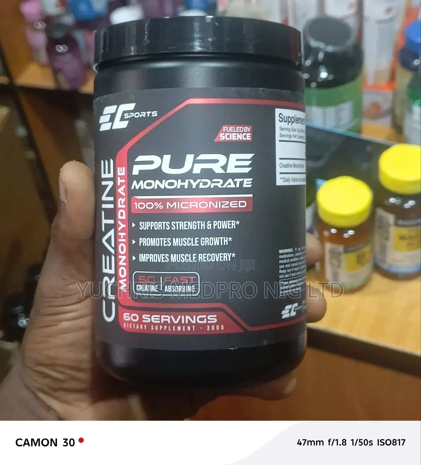 Ec Sports Pure Creatine Monohydrate