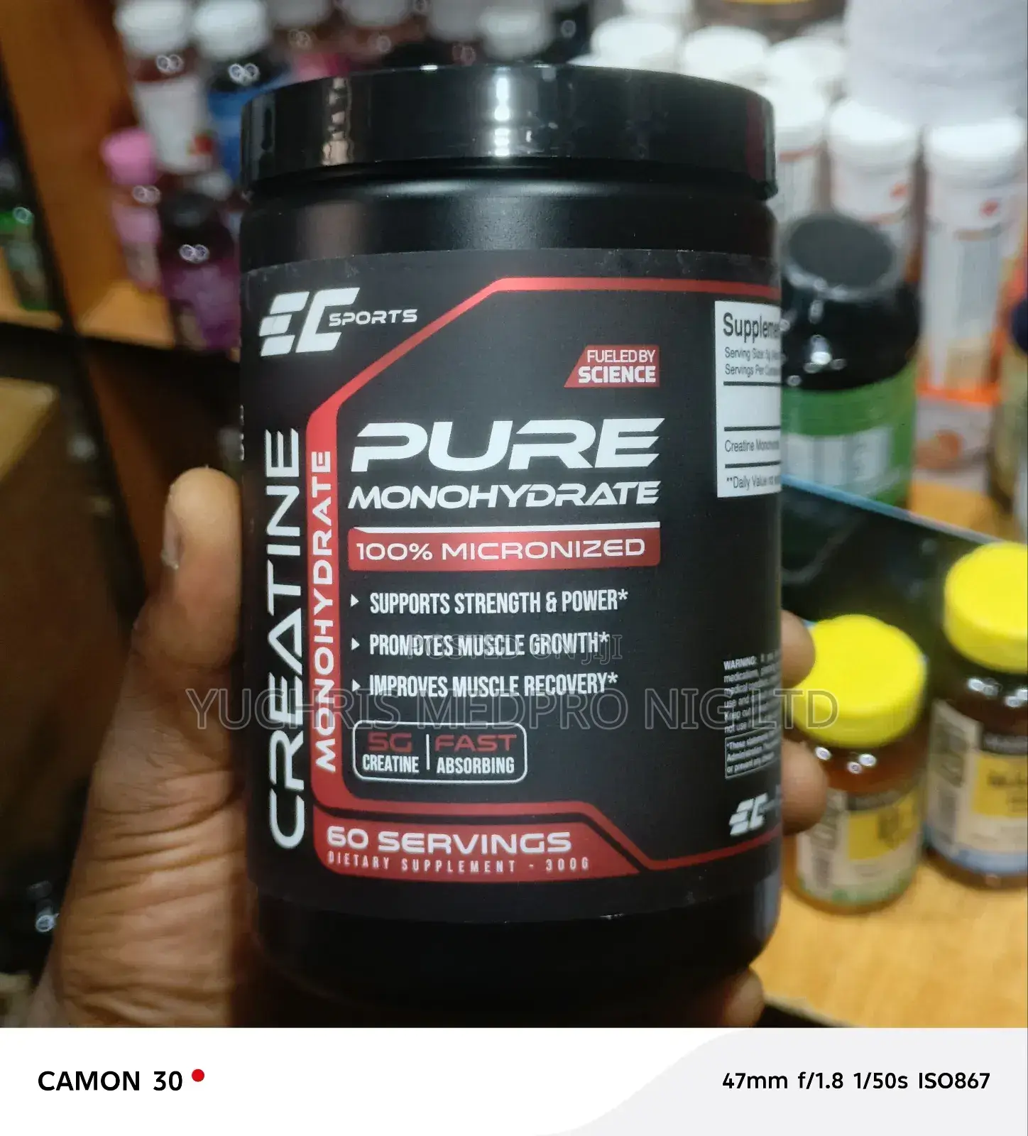 Ec Sports Pure Creatine Monohydrate
