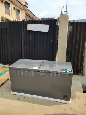 See This Gray Colour Hisense Double Door Chest Fast Freezer