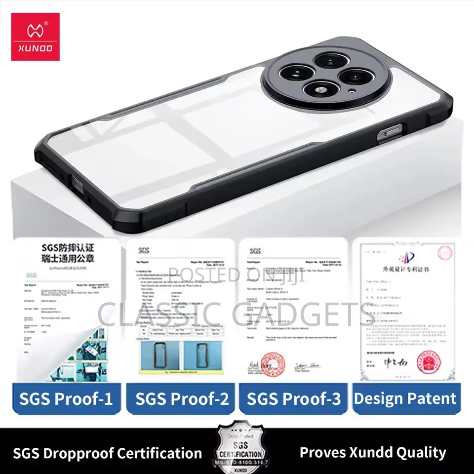 Xundd Transparent Bumper Case for One Plus 13
