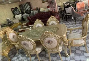 Royal Dining Table by Six Chairs